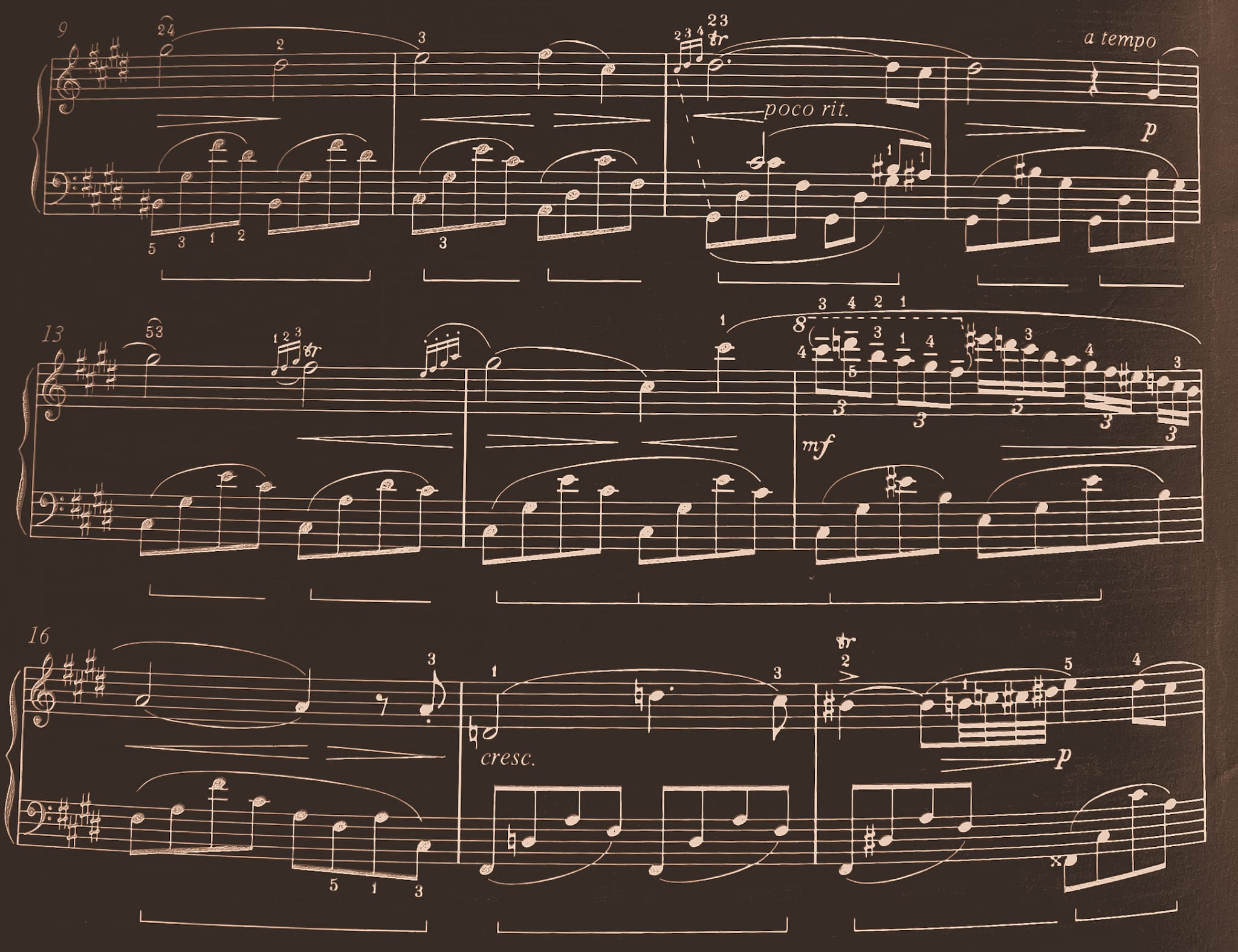 Partition de piano — conseils pour débutants au piano